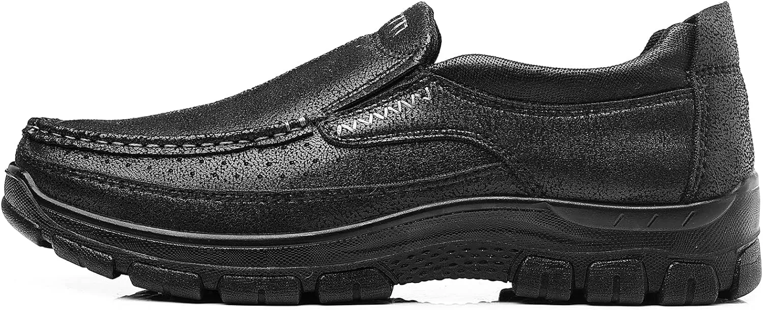 Coramtty Men's Slip on Loafers Casual Shoes Soft Lightweight Slippers Breathable Comfort Dress Shoes for Male Walking Flat Outdoor
