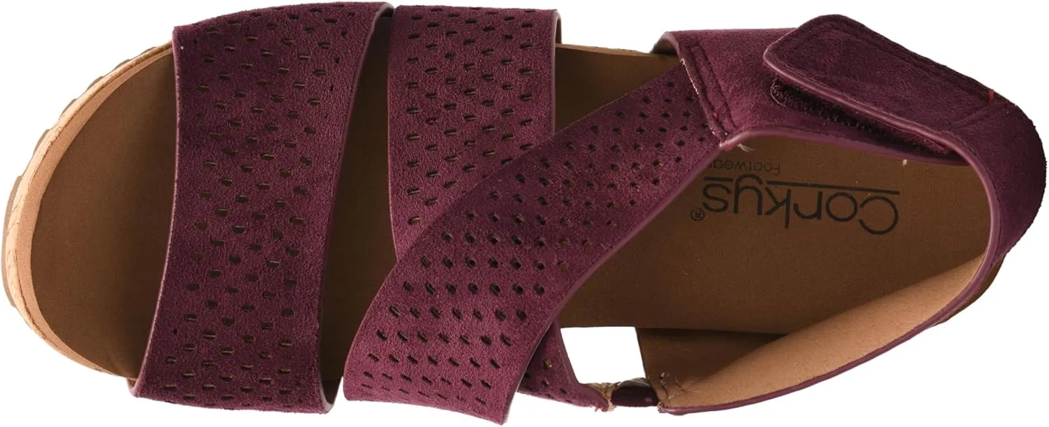 Corkys Footwear Womans Guilty Pleasure Wedge Sandal