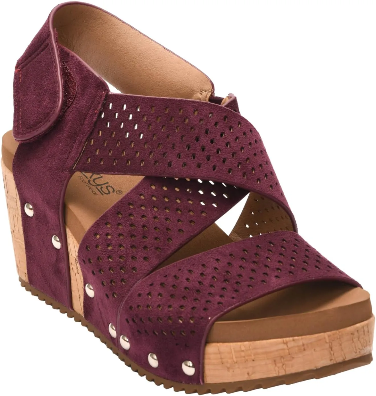 Corkys Footwear Womans Guilty Pleasure Wedge Sandal