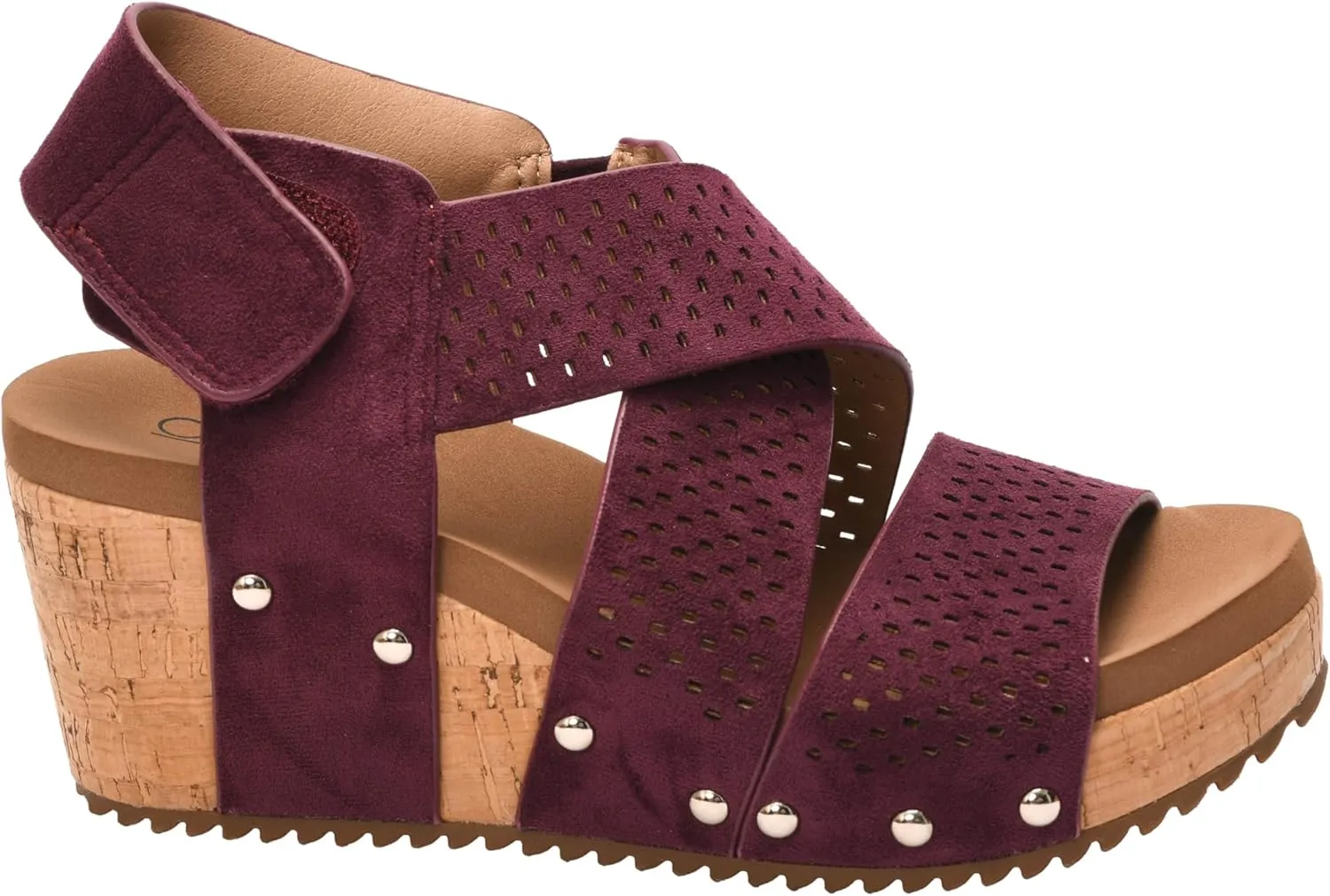 Corkys Footwear Womans Guilty Pleasure Wedge Sandal
