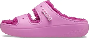 Crocs Unisex-Adult Classic Cozzzy Platform Sandals | Fuzzy Slippers Slide