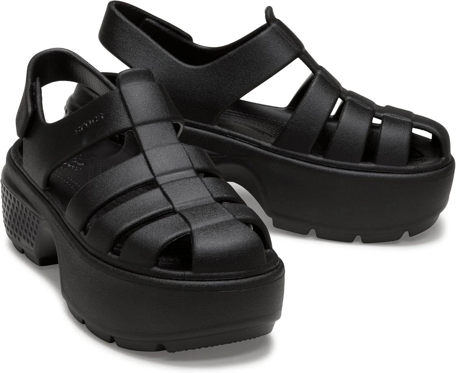 Crocs Unisex-Adult Stomp Fisherman Sandal Heeled