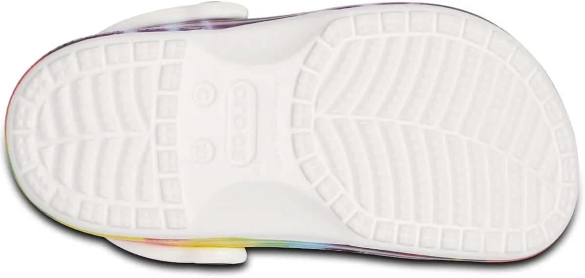 Crocs Unisex-Child Baya Graphic Tie-Dye Clogs