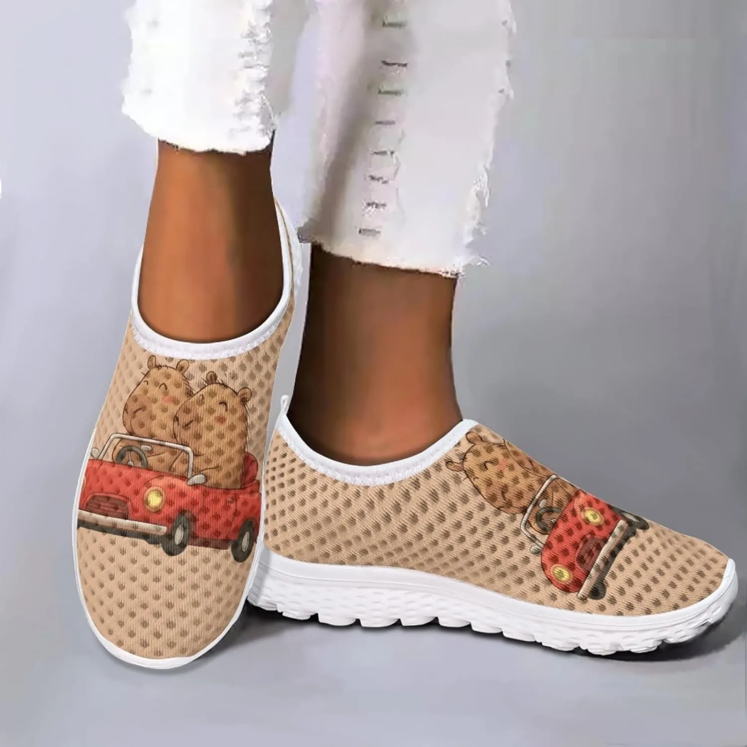 Cumagical Running Shoes SlipShield Outsole Airflow Mesh Quick Dry for Hot Environments All Day Comfort