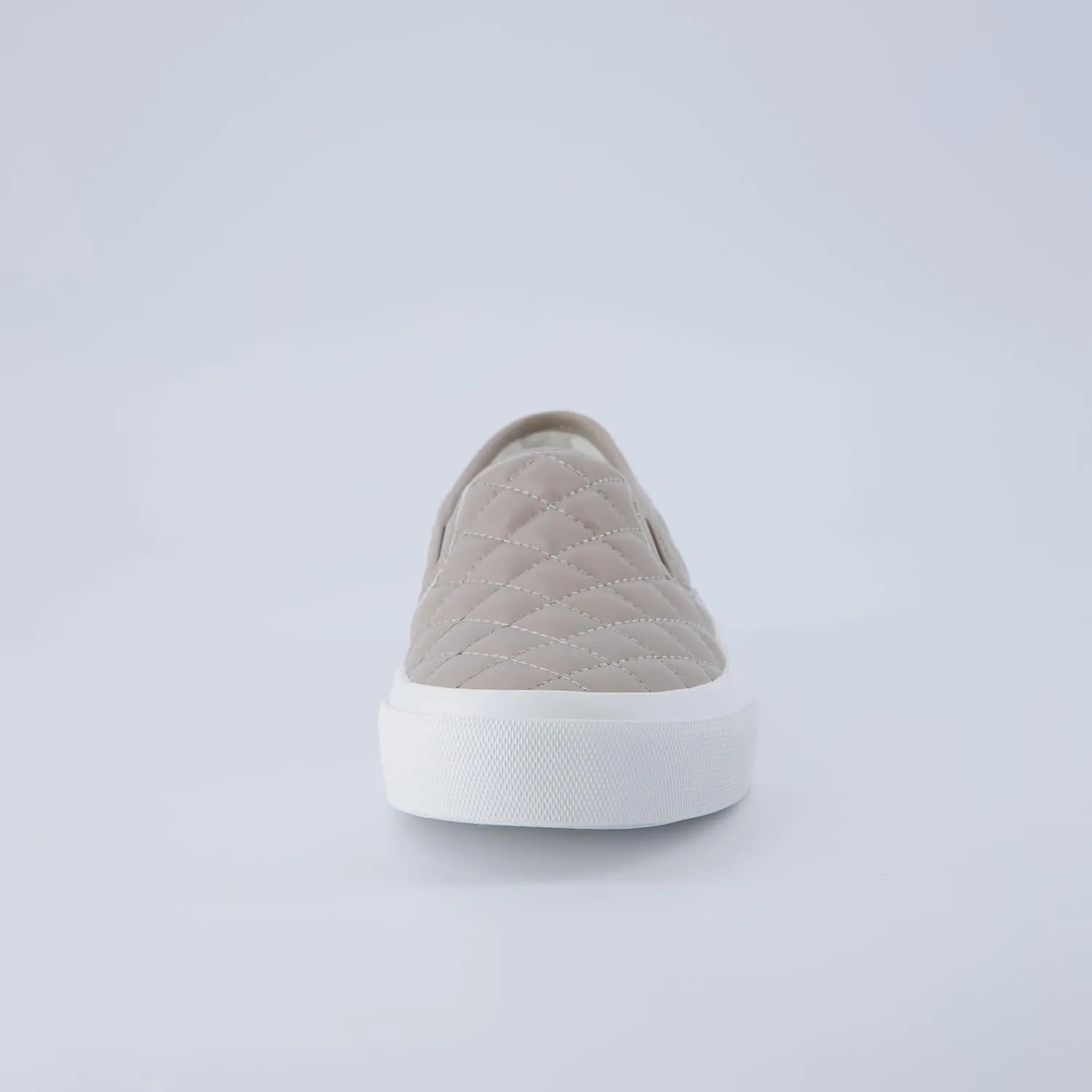 CUSHIONAIRE Faze Women’s Quilted Slip-On Sneaker – Faux Leather Casual Shoe with Memory Foam Insole & Rubber Outsole