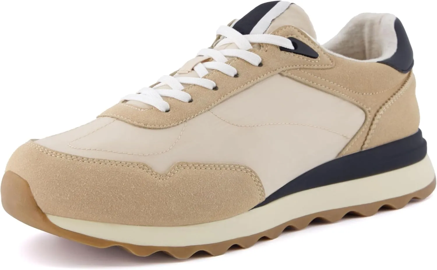 CUSHIONAIRE Men's Crest lace up Sneaker with  Comfort Foam
