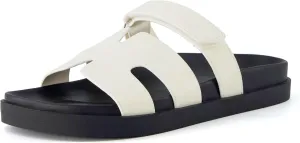 CUSHIONAIRE Women's Estate Footbed Sandal With  Comfort