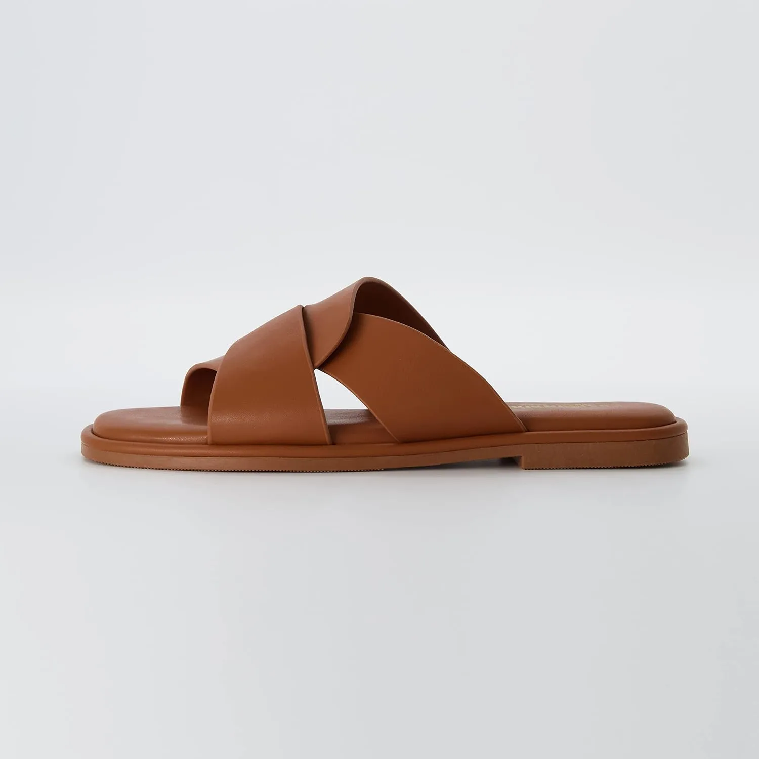 CUSHIONAIRE Women's Tribune slide sandal  Memory Foam, Wide Widths Available