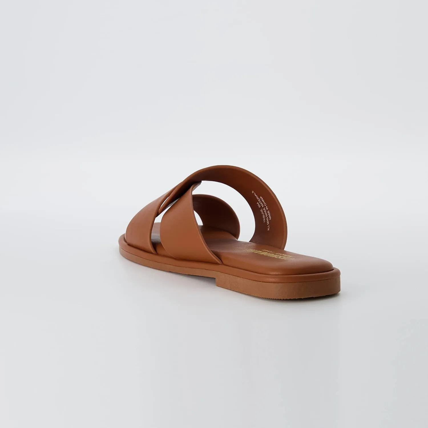 CUSHIONAIRE Women's Tribune slide sandal  Memory Foam, Wide Widths Available