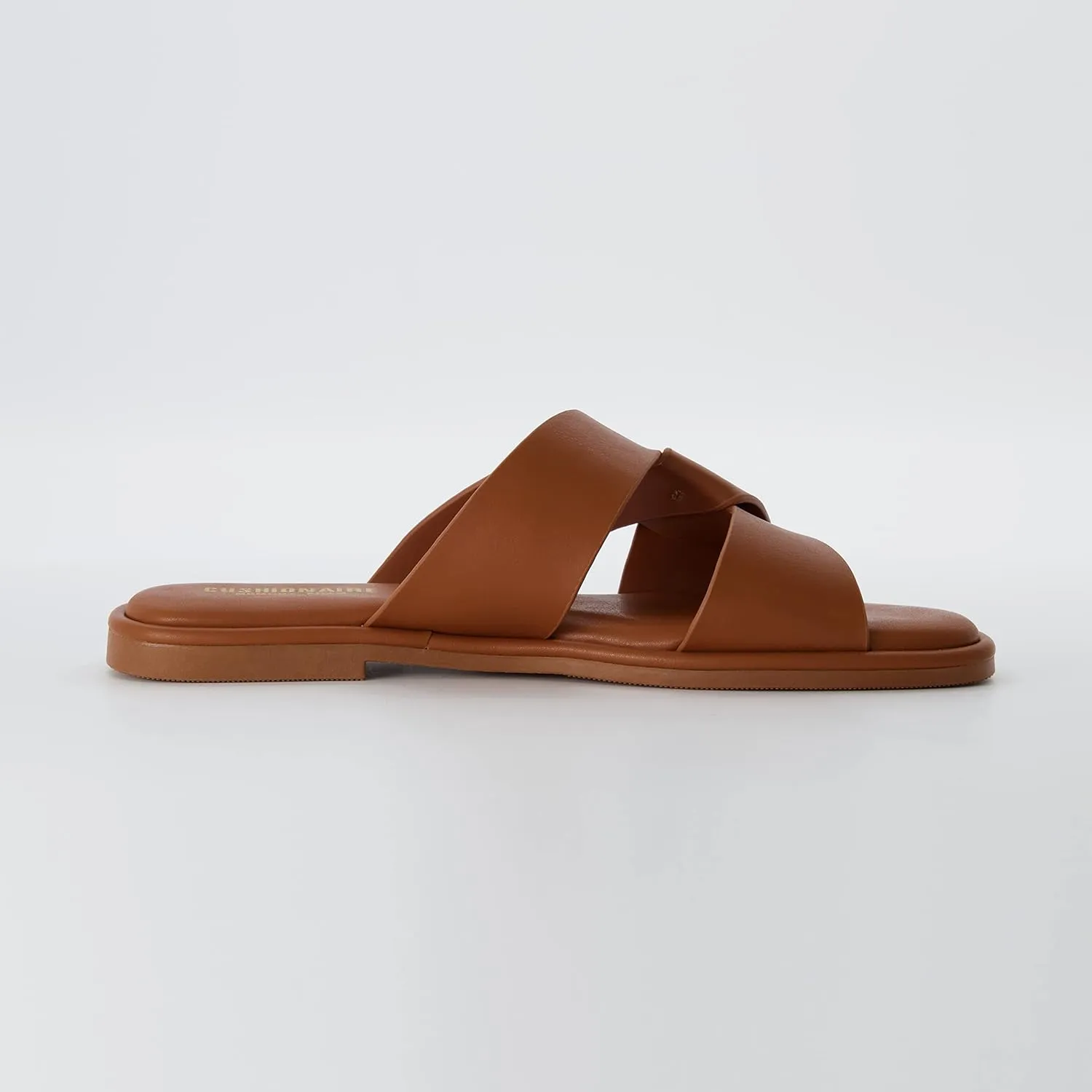 CUSHIONAIRE Women's Tribune slide sandal  Memory Foam, Wide Widths Available