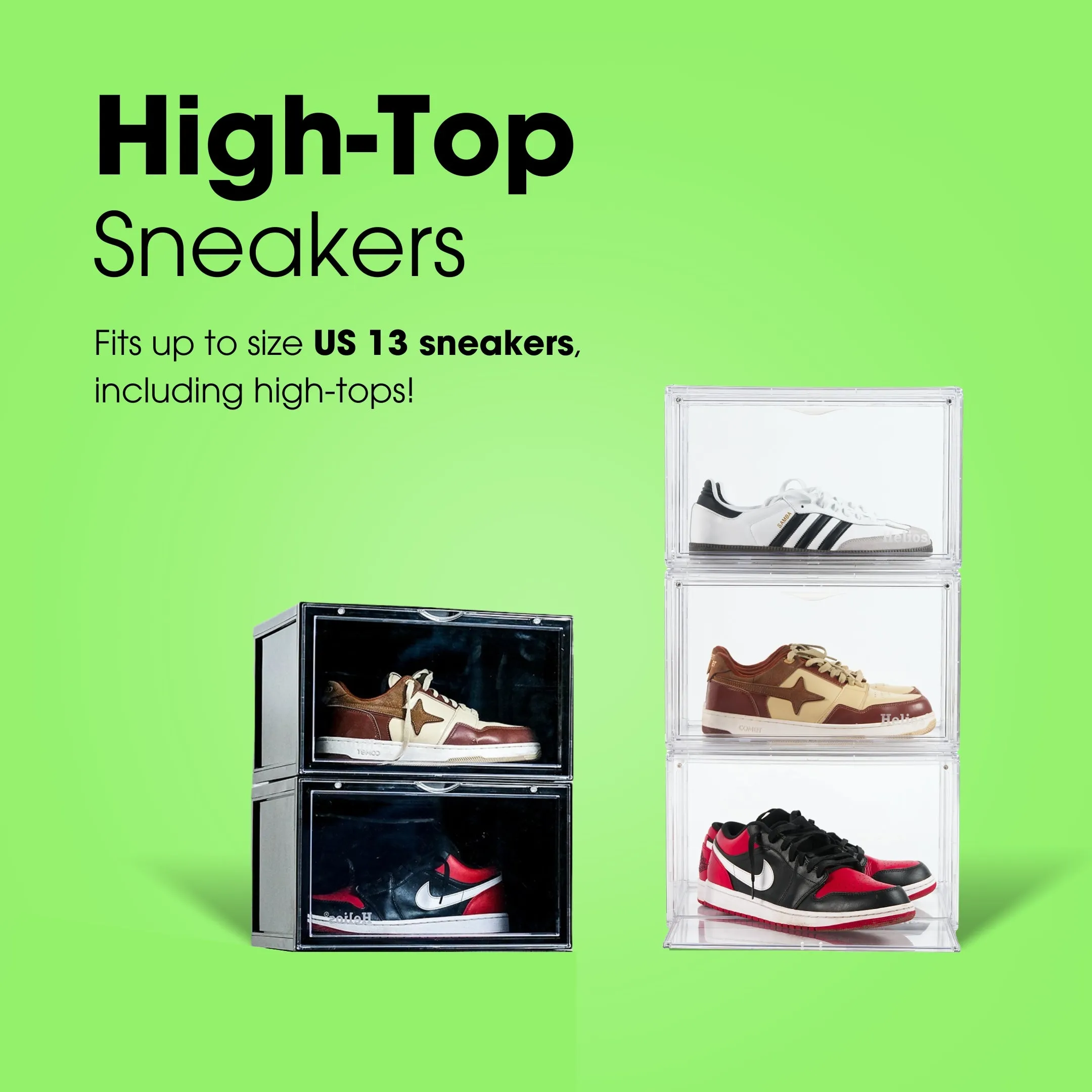 Customized Helios Abode Sneaker Storage Box (Side Drop)