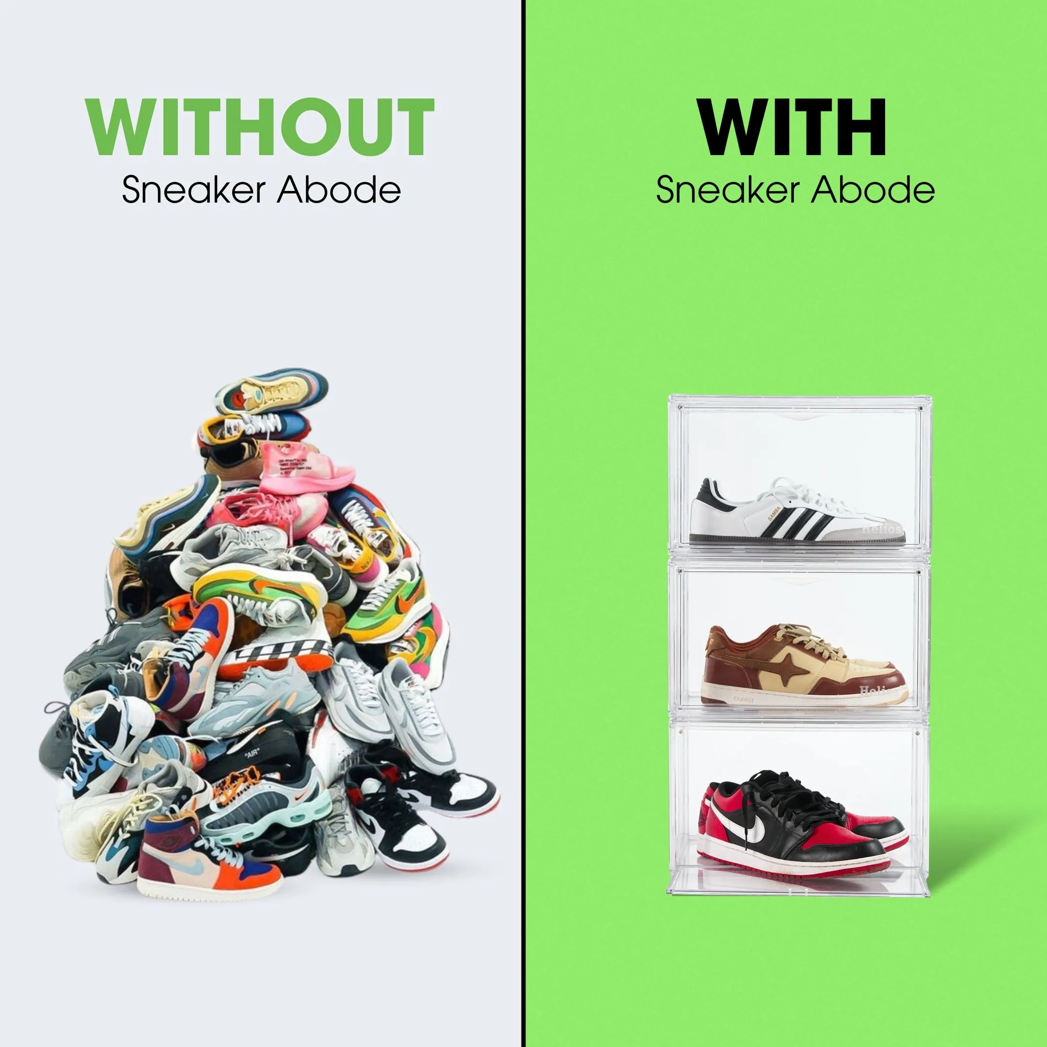 Customized Helios Abode Sneaker Storage Box (Side Drop)