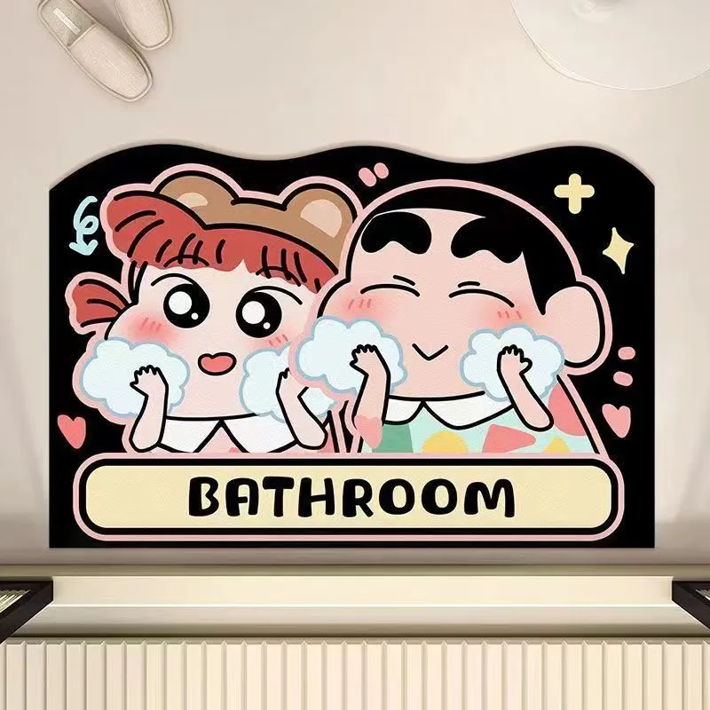 Cute Dog Diatom Mud Bathroom Mat  Quick-Dry & Soft