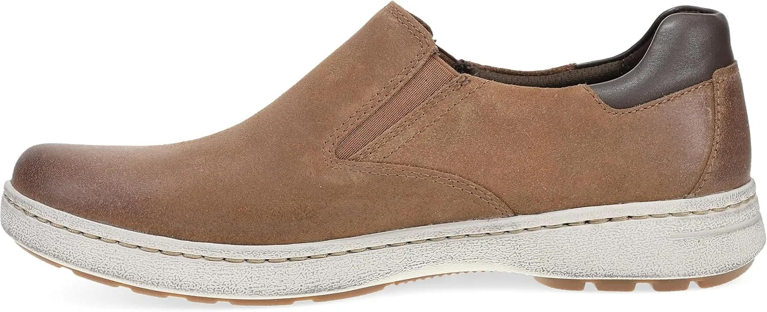 Dansko Trent Stylish Slip-On Sneaker for Men - Leather Linings for Breathability - Slip-Resistant Outsole