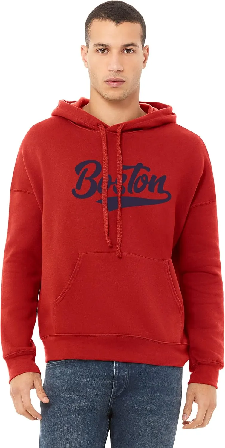 Daxton Adult Unisex Pullover USA Cities State Script Hoodie Fleece Sweatshirt