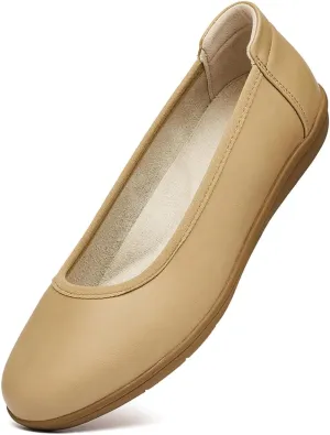 DeYashopin Women's Flats Shoes Non-Slip Ballet Shoes for Dressy Occasions,Walking and Driving Lightweight & Flexible for Comfort