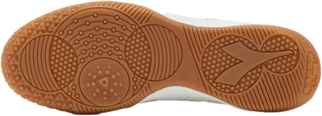 Diadora Pichichi IDR Indoor Soccer Shoes - Water-Resistant Suprell Upper, Non-Slip Lining, Insole with Flex Points, Designed for Indoor Use