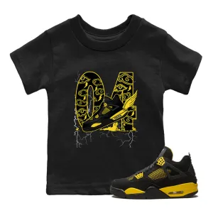 Direct shipping Air SNRT Clouds Kids To Oversized savings Tees Sneaker Thunder The - Jordan 4 Fly