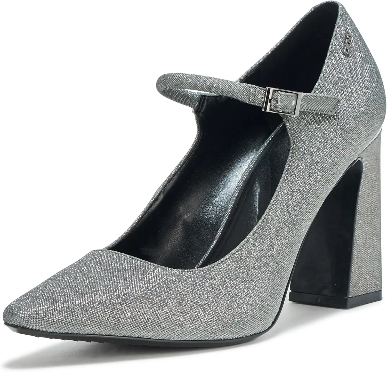 DKNY Women's Spruce Evening Closed Toe Mary Jane Block Heel Heeled Sandal