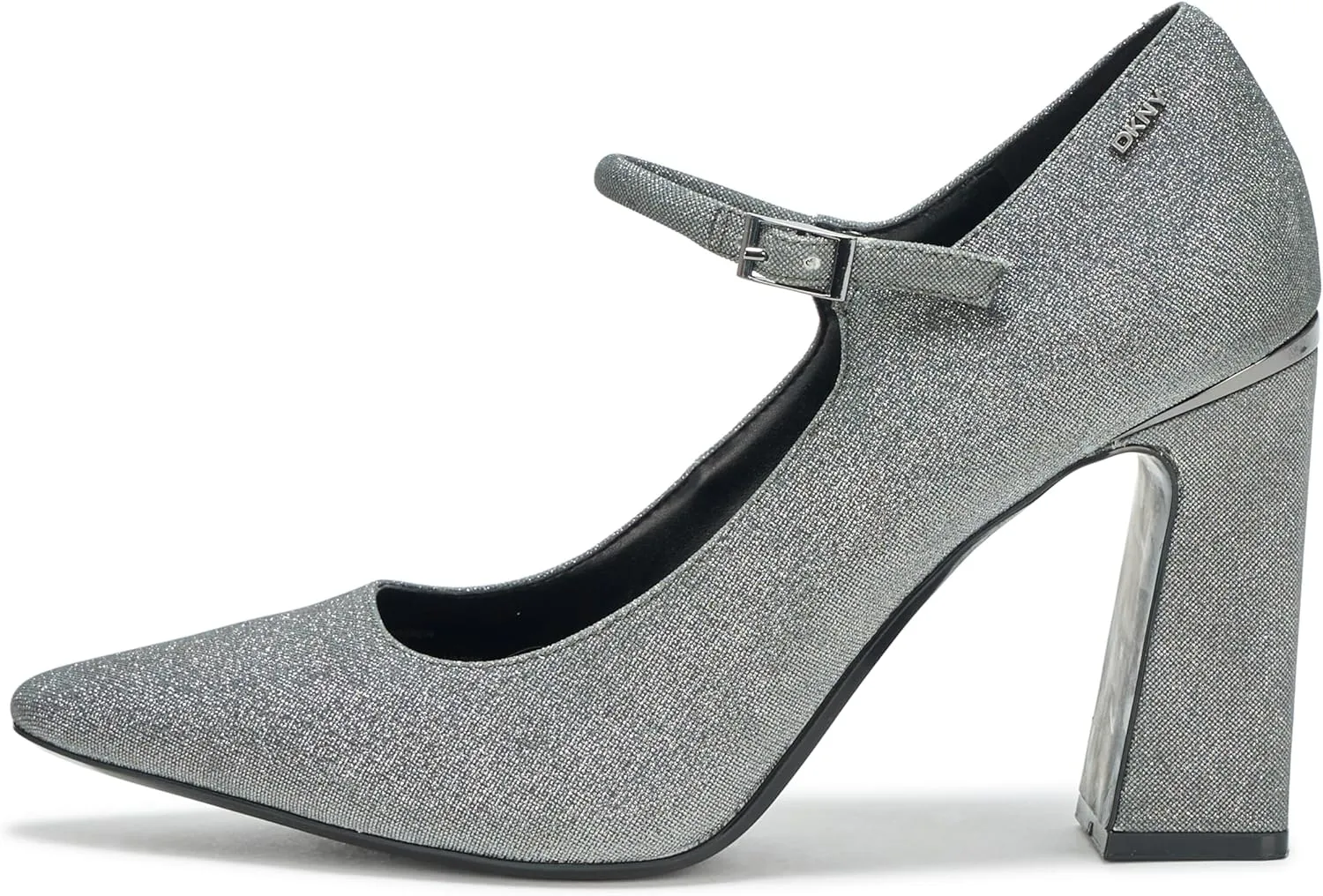 DKNY Women's Spruce Evening Closed Toe Mary Jane Block Heel Heeled Sandal