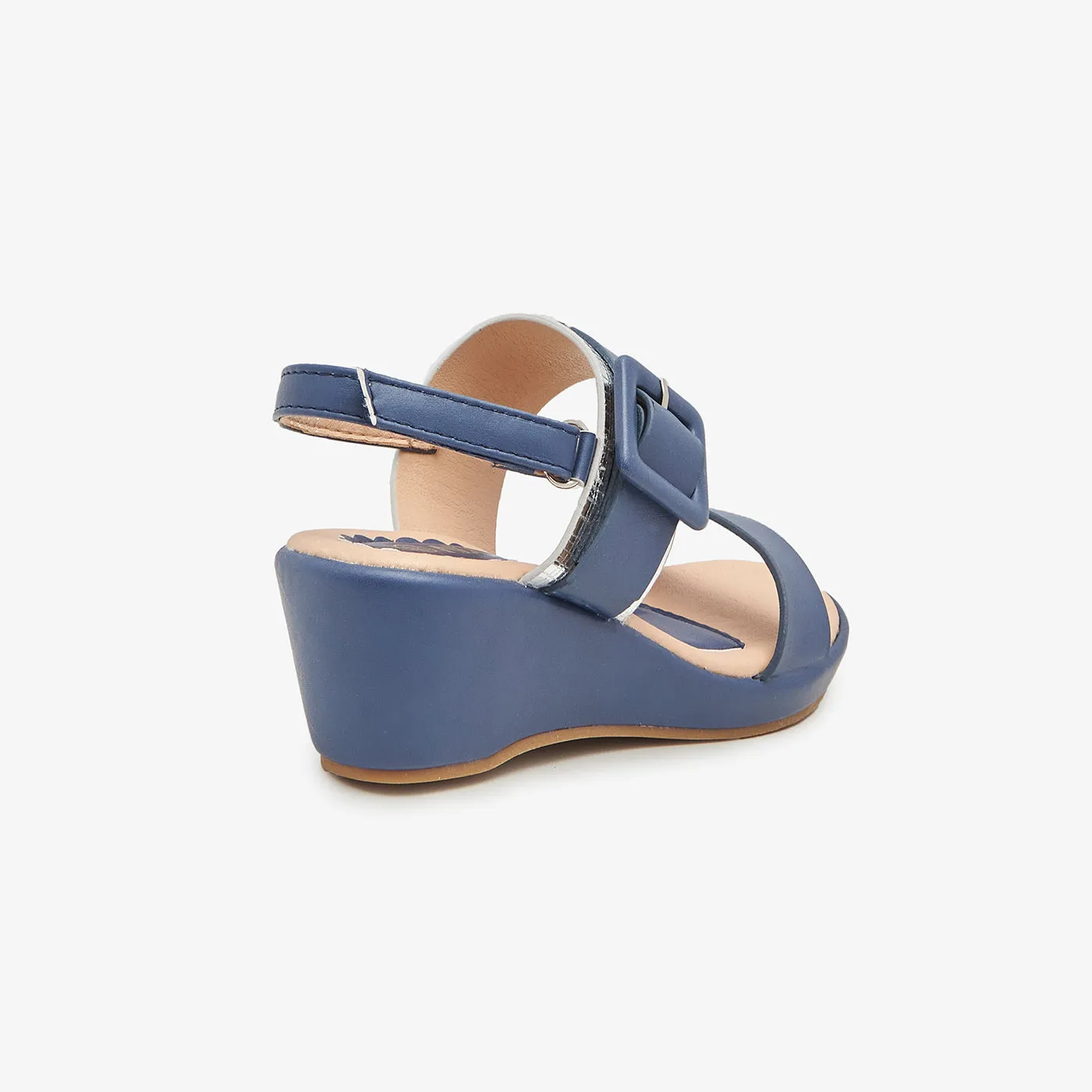 Double Strap Buckled Sandals
