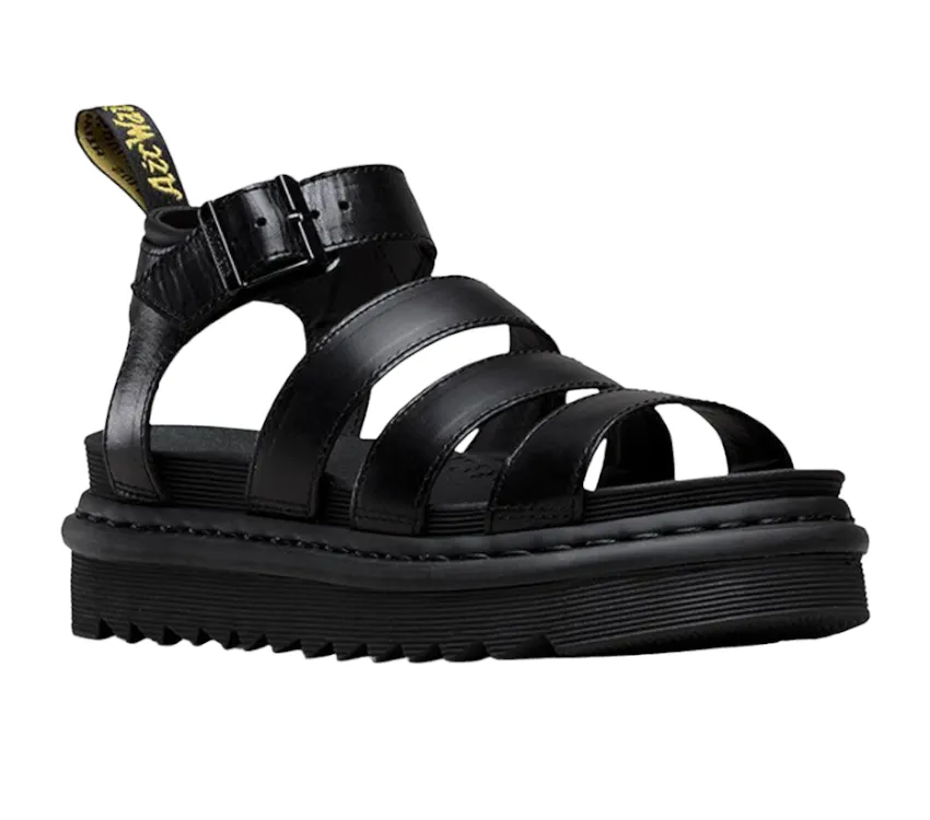 .Dr Martens Blaire 3 strap Sandal Black Brando Leather (24191001.BLK) - AIR - R2L15