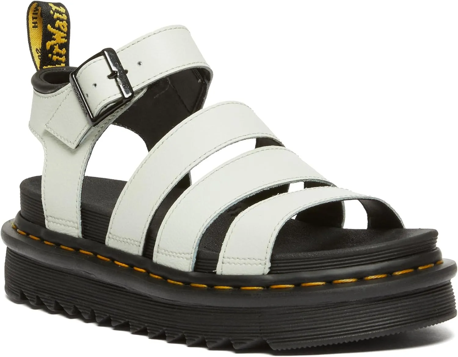 Dr. Martens Women's Blaire Athena Fisherman Sandal, Smoked Mint, 6