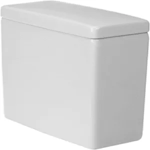 Duravit 920400004 0920400004 Stack 3, Cistern, Mechanism, Bottom Supply, Het/Gb, White Toilet Tank, 14.63 x 15.38 x 7.13
