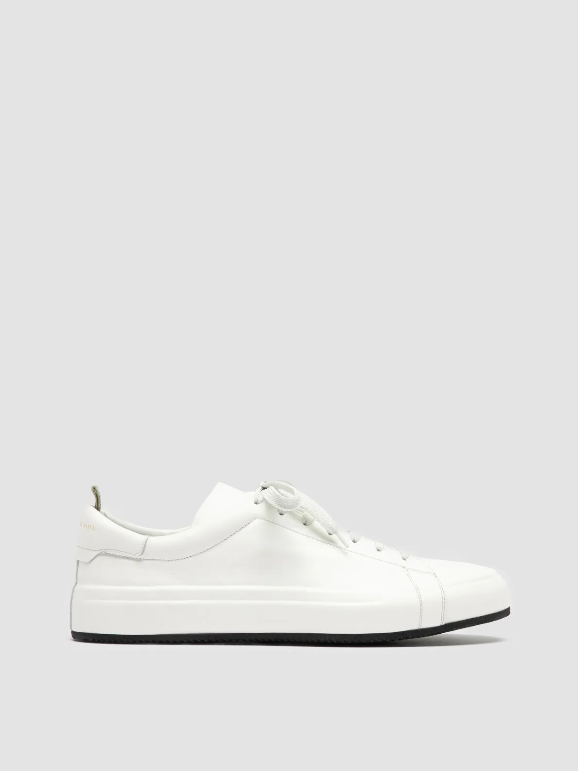 EASY 001 - Sneakers Basse in Pelle Bianca