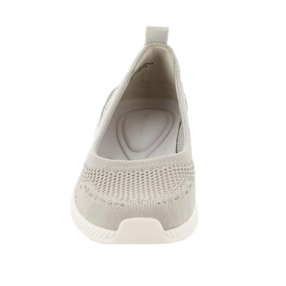 Easy Spirit Women's Glitz 2 Sneaker, Beige 240, 9.5 X-Wide