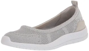 Easy Spirit Women's Glitz 2 Sneaker, Silver Knit, 8.5