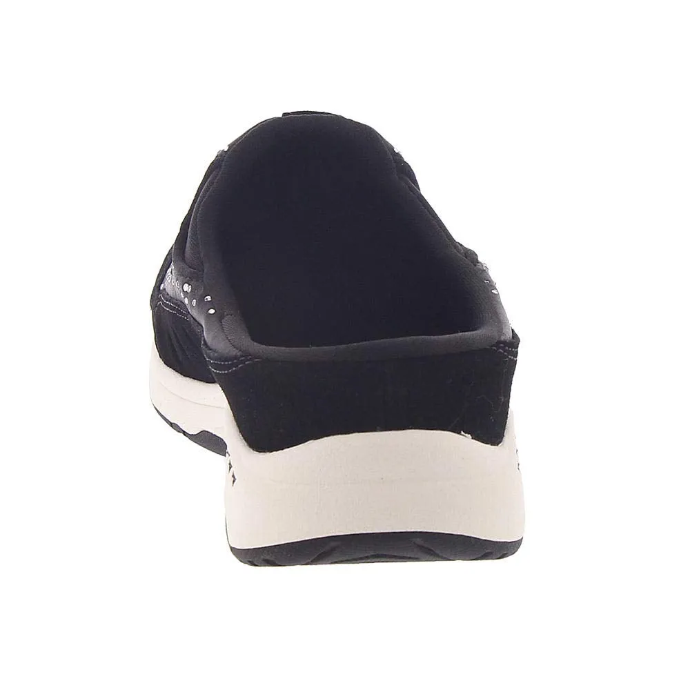 Easy Spirit Women's Travelstones Sneaker, Black 1, 9.5