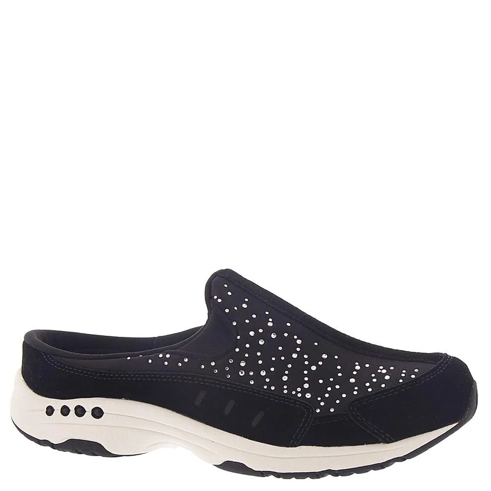 Easy Spirit Women's Travelstones Sneaker, Black 1, 9.5