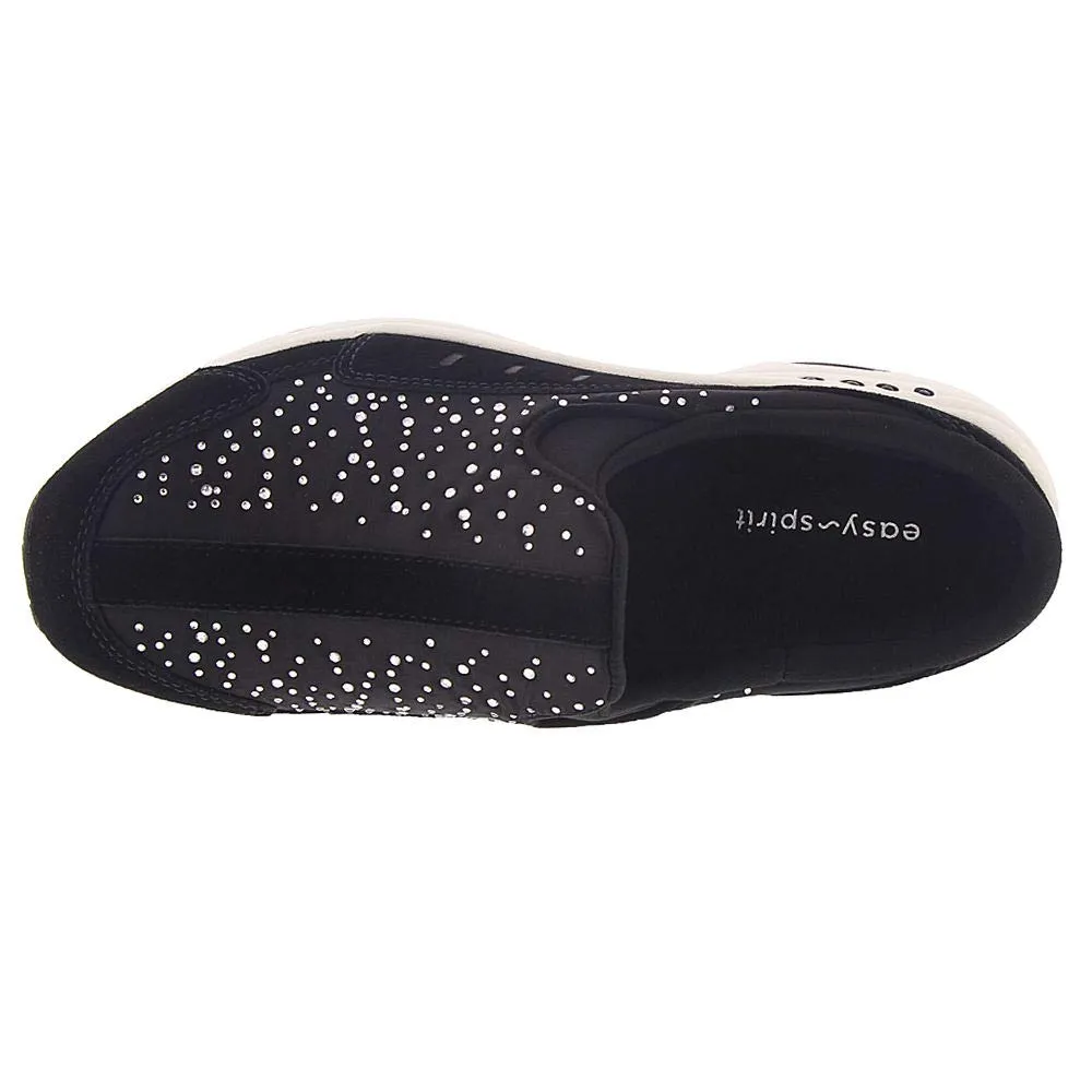 Easy Spirit Women's Travelstones Sneaker, Black 1, 9.5