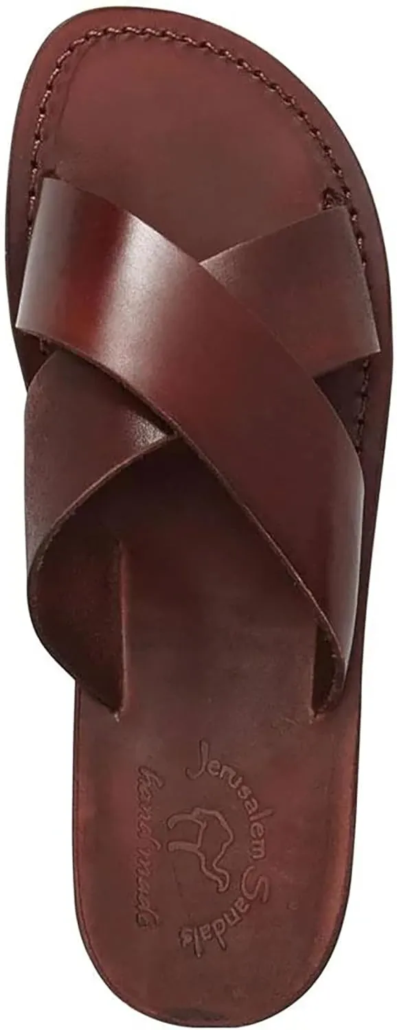 Elan - Leather Slide On Sandal - Men Sandals