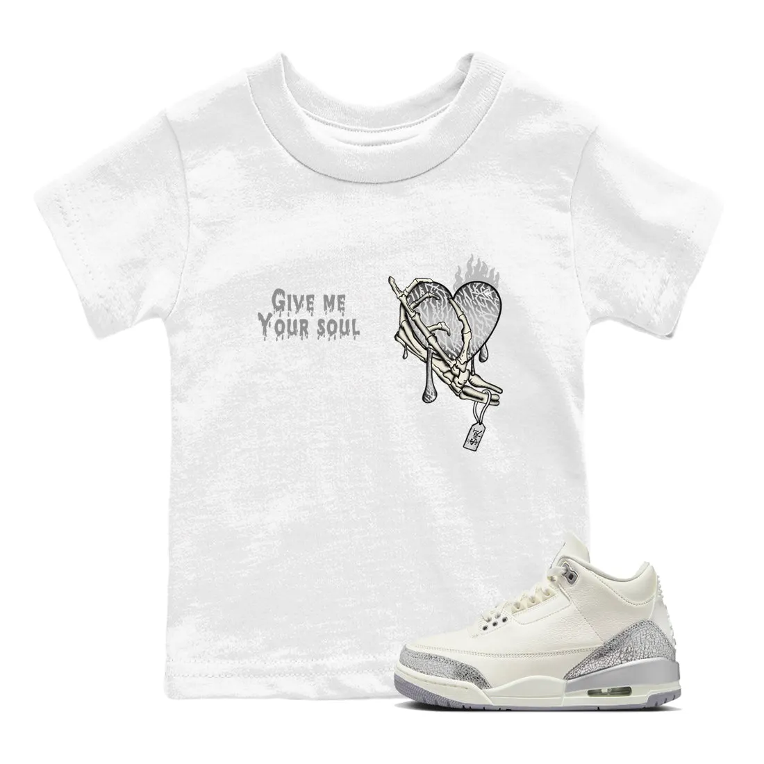 Exceptional value Kids Tees Air Sail Jordan Automated Cement Soul SNRT Your Grey - Sneaker 3 and Me Give