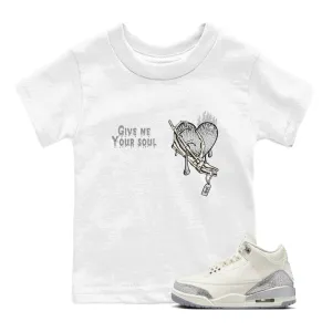 Exceptional value Kids Tees Air Sail Jordan Automated Cement Soul SNRT Your Grey - Sneaker 3 and Me Give