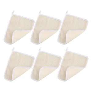 Exfoliating Wash Cloths for Bath Body Scrubbing Towel Anti-slip Quick Dry Soft Loop Design
