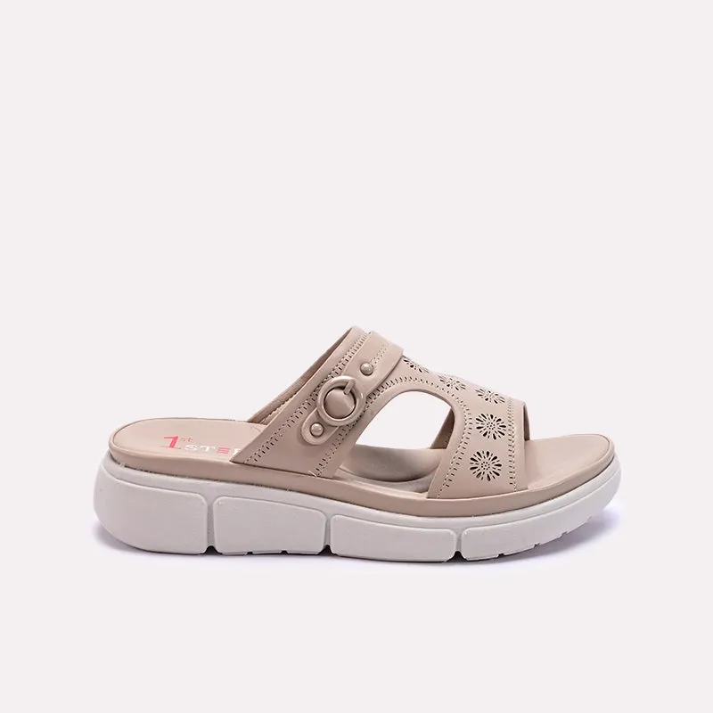 Fawn Soft Chunky Casual Slippers 0413278