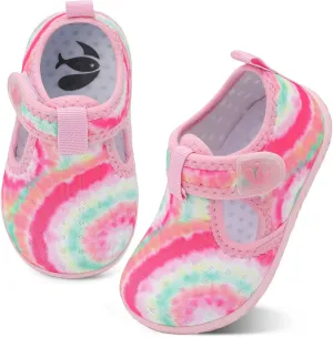 FEETCITY Boys Girls Water Shoes Kids Aqua Socks Quick Dry Barefoot for Beach Swimming Pool