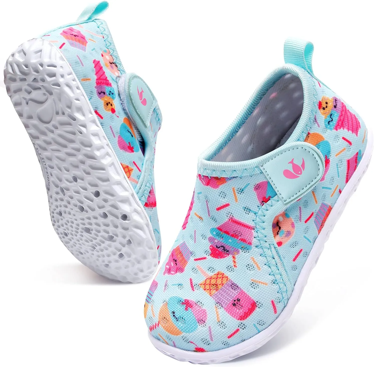 FEETCITY Boys Girls Water Shoes Kids Aqua Socks Quick Dry Barefoot for Beach Swimming Pool