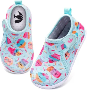FEETCITY Boys Girls Water Shoes Kids Aqua Socks Quick Dry Barefoot for Beach Swimming Pool