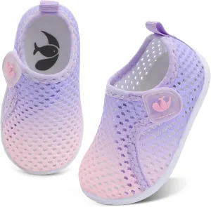 FEETCITY Boys Girls Water Shoes Kids Aqua Socks Quick Dry Barefoot for Beach Swimming Pool