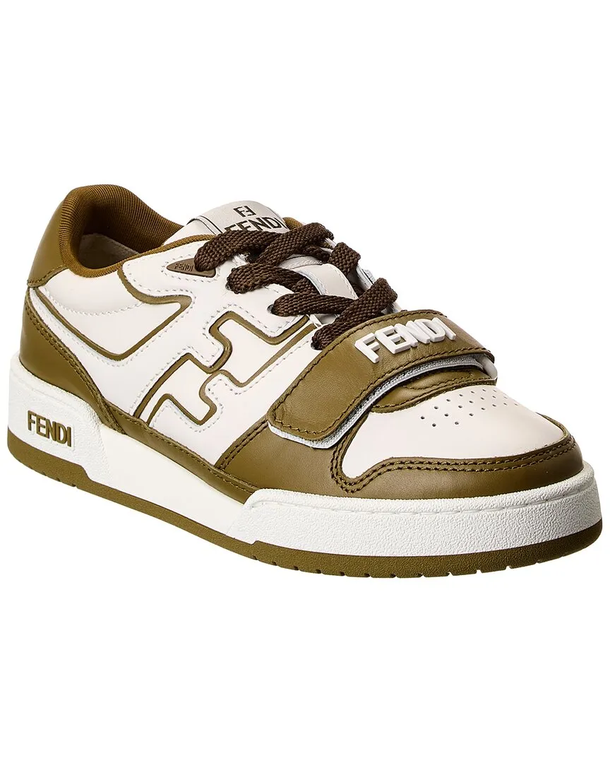 FENDI Match Leather Sneaker