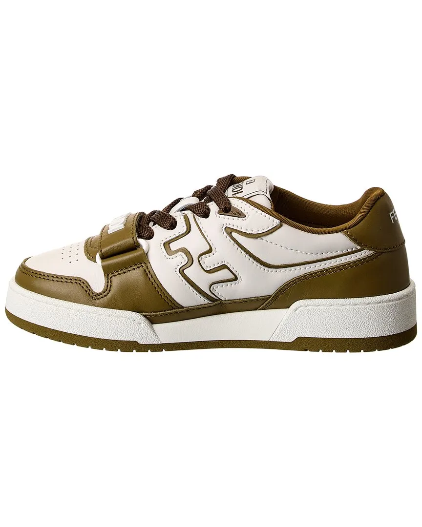 FENDI Match Leather Sneaker