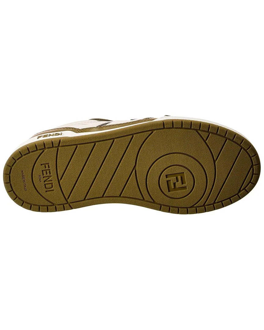 FENDI Match Leather Sneaker