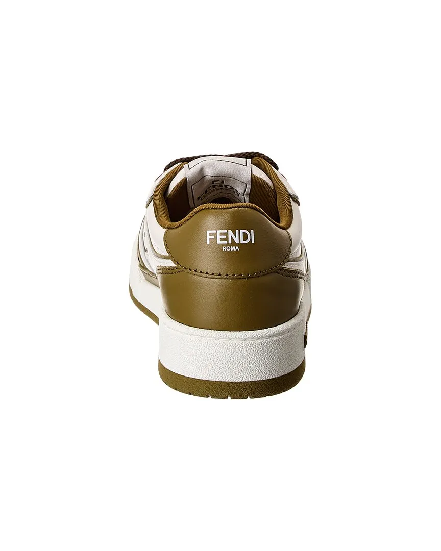 FENDI Match Leather Sneaker