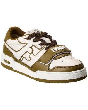 FENDI Match Leather Sneaker