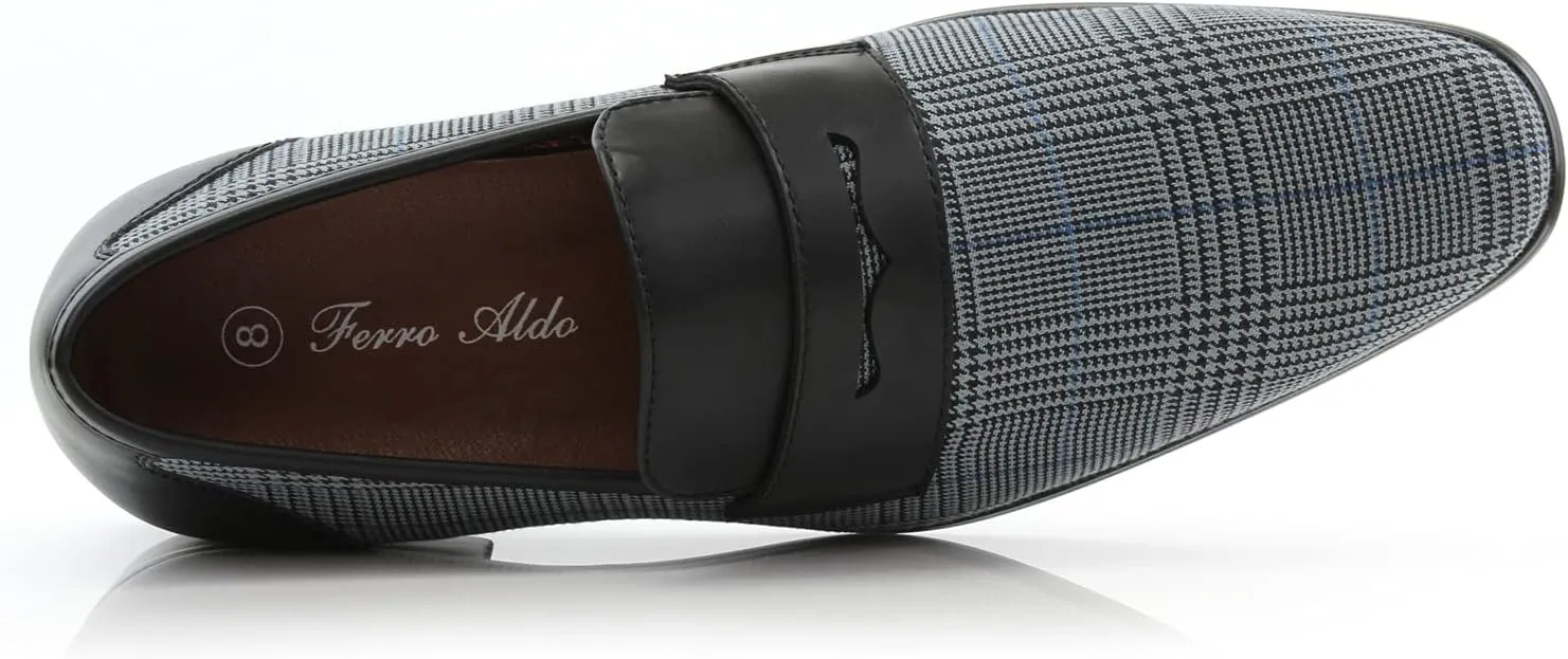 Ferro Aldo Sidney MFA19371 Mens Casual Classic Penny Loafer Dress Shoes