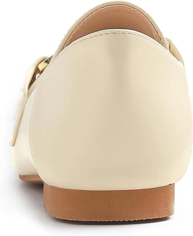 FEVERSOLE Women's Fashion Daily Comfort Soft Penny Loafer Office Work Flats